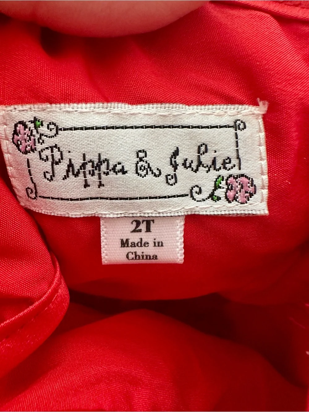 Pippa & Julie vibrant red